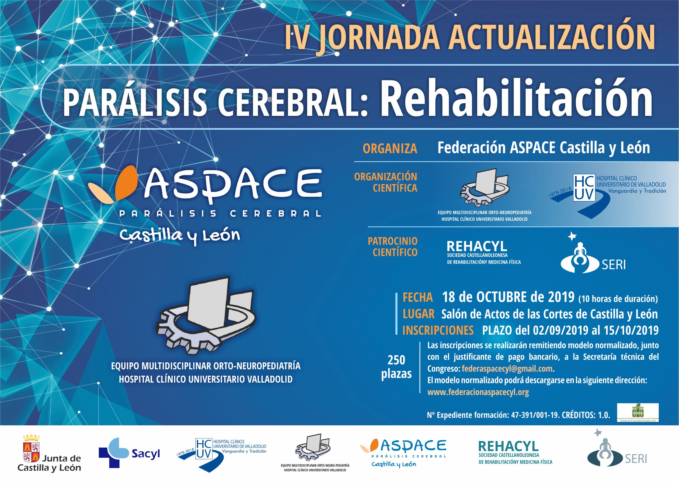 IV JORNADA ACTUALIZACIÓN EN PARÁLISIS CEREBRAL: REHABILITACIÓN