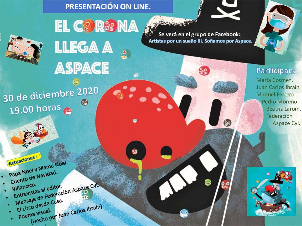 GALA PRESENTACIÓN “EL CORONA LLEGA A ASPACE” Día 30 de diciembre a las 19:00 horas